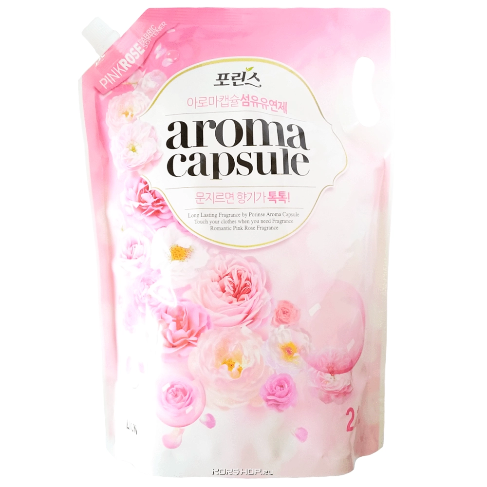 Кондиционер для белья с ароматом розы Porinse Aroma Capsule CJ Lion, Корея, 2,1 л Кондиционер для белья с ароматом розы Porinse Aroma Capsule CJ Lion, Корея, 2,1 л