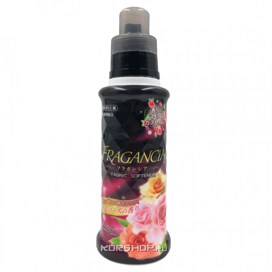Концентрированный кондиционер для стирки Роза Fragancia Rocket Soap, Япония, 600 мл Концентрированный кондиционер для стирки Роза Fragancia Rocket Soap, Япония, 600 мл