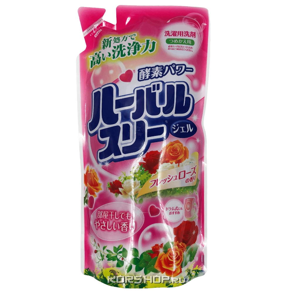 Гель для стирки с ароматом розы Mitsuei, Япония, 800 г Гель для стирки с ароматом розы Mitsuei, Япония, 800 г