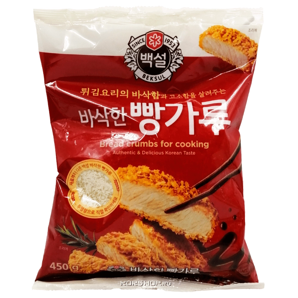Панировочные сухари Beksul, Корея, 450 г