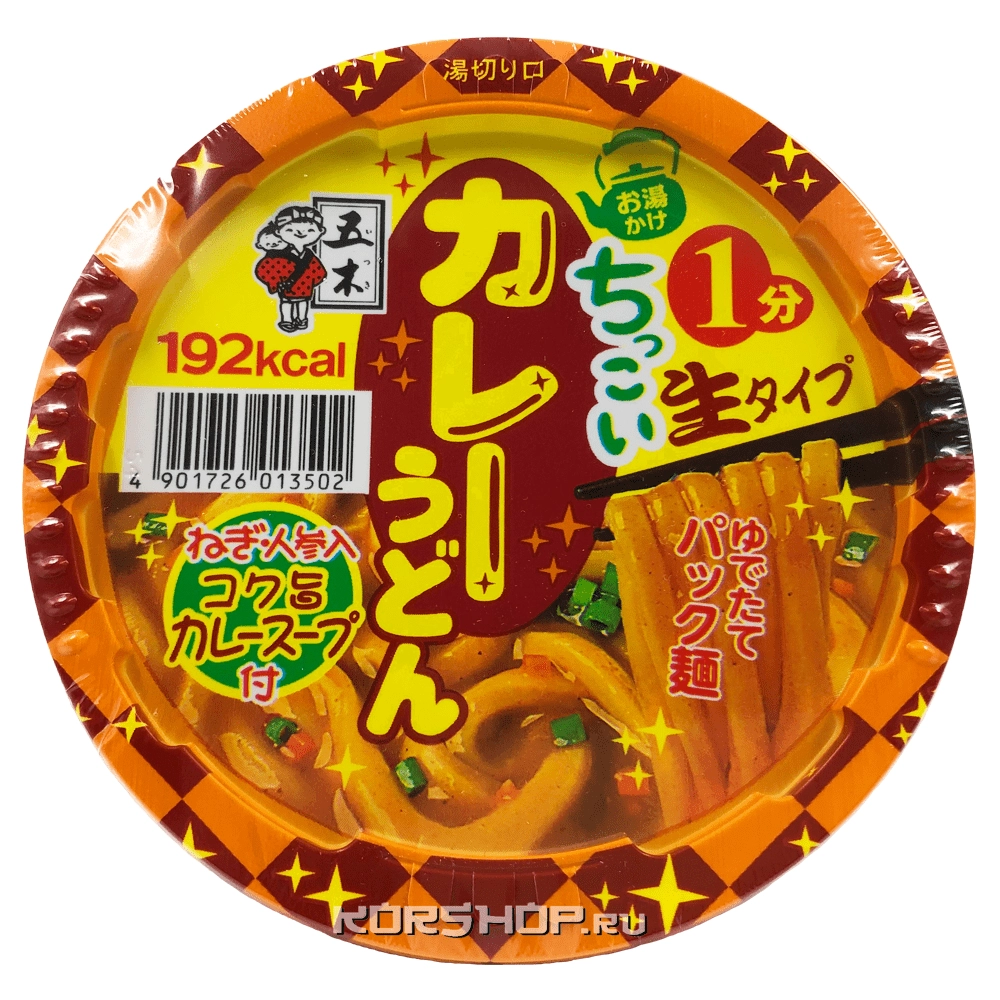 Лапша б/п Удон по-деревенски с карри Itsuki, Япония, 117 г Лапша б/п Удон по-деревенски с карри Itsuki, Япония, 117 г