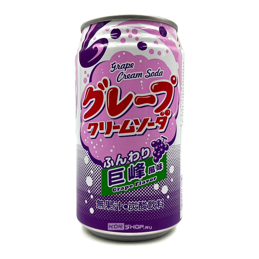 Напиток газированный б/а «Крем-сода» со вкусом винограда Grape Cream Soda Tominaga, Япония, 350 мл Напиток газированный б/а «Крем-сода» со вкусом винограда Grape Cream Soda Tominaga, Япония, 350 мл