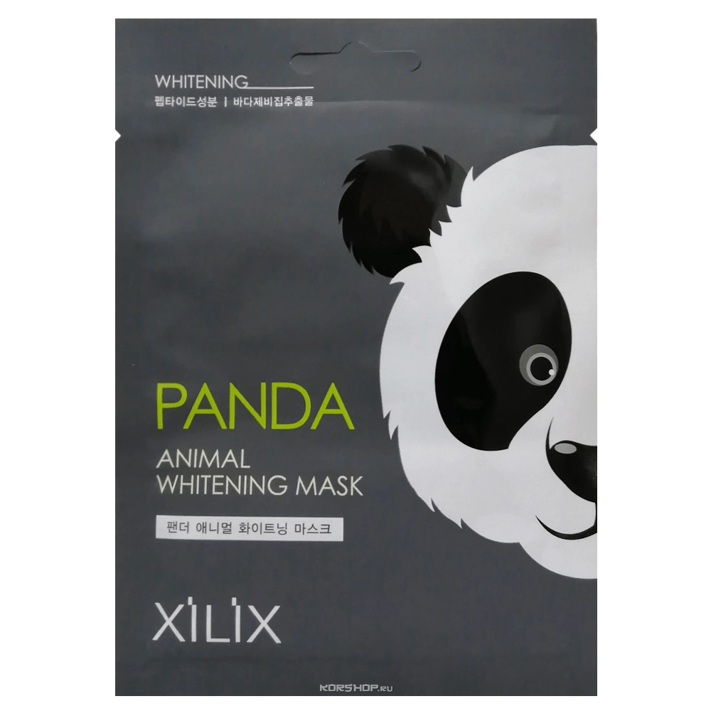 Маска для лица выравнивающая тон кожи Panda Animal Dermal, Корея, 25 г