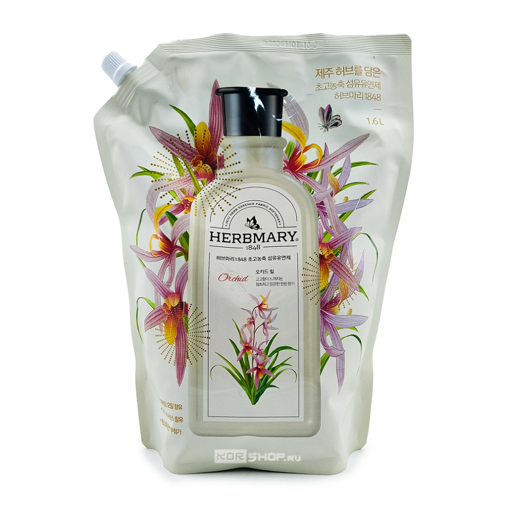Кондиционер для белья Орхидея Хербмари (запасной блок) HerbMary Orchid Aekyung, Корея, 1,6 л Кондиционер для белья Орхидея Хербмари (запасной блок) HerbMary Orchid Aekyung, Корея, 1,6 л