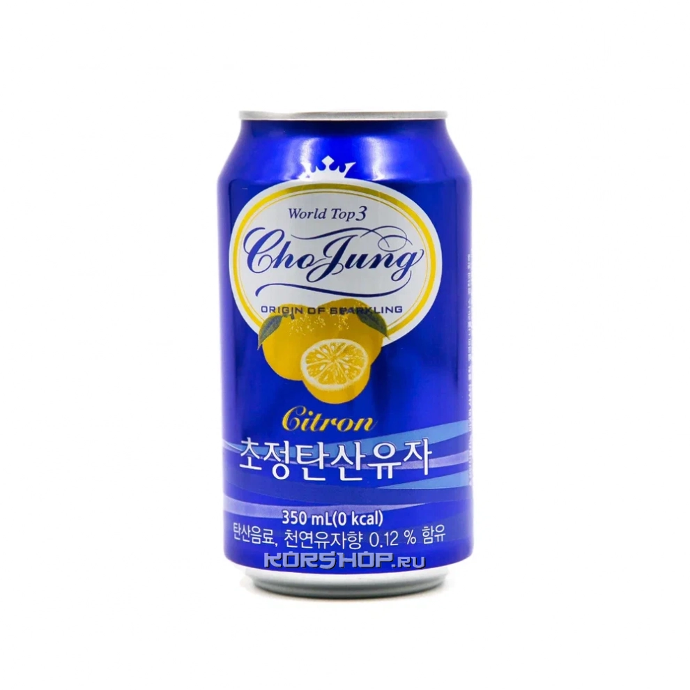 Напиток газированный Citron со вкусом юдзу Chojung, Корея, 350 мл
