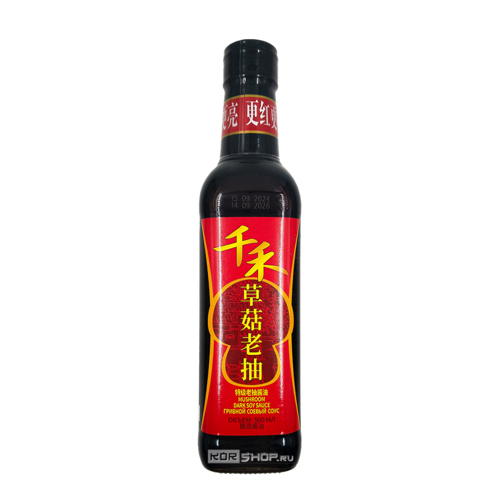 Грибной соевый соус Premium Qianhe, Китай, 500 мл