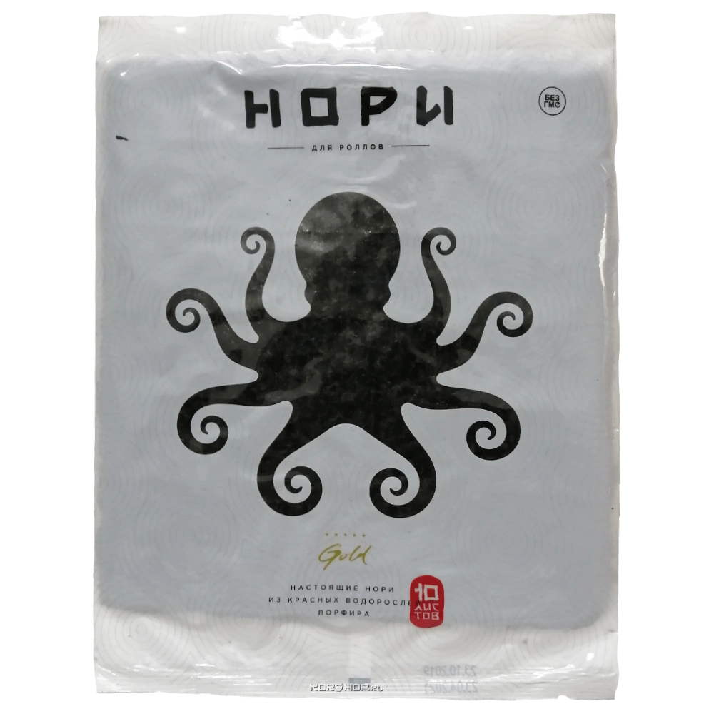 Жареные водоросли порфира нори Gold, Китай, 25 г