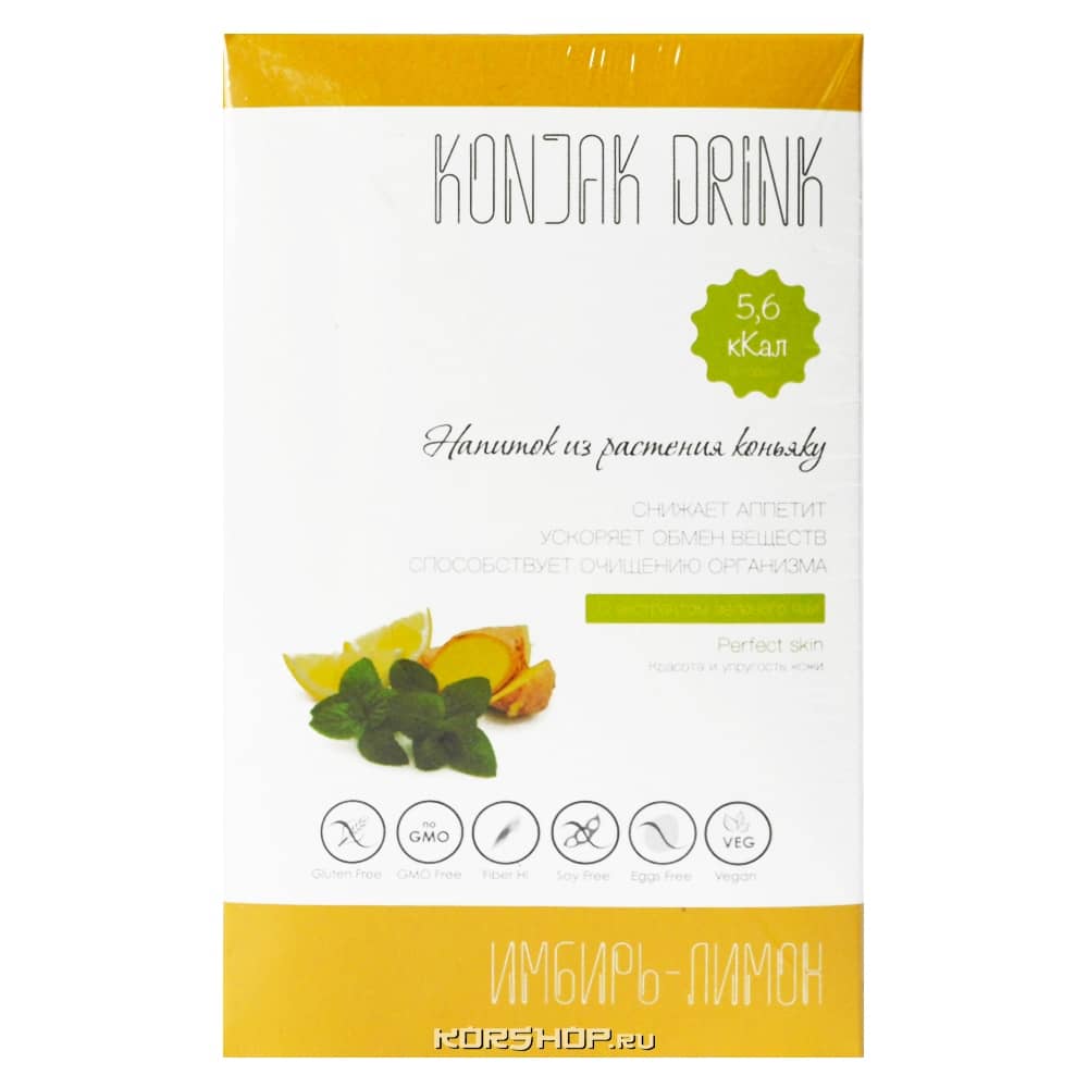 Напиток из коньяку со вкусом имбиря и лимона Konjak Drink, 200 г