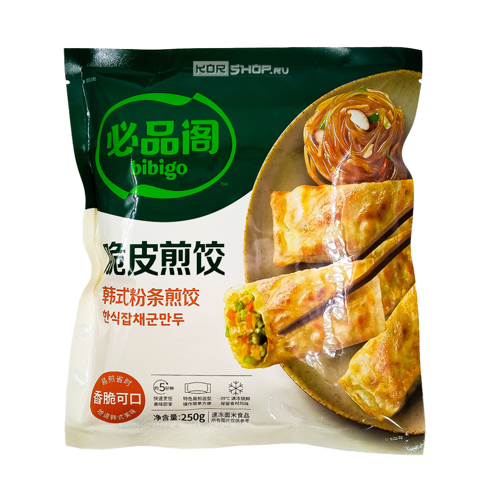 Дамплинги для жарки с чапче Bibigo, Китай, 250 г