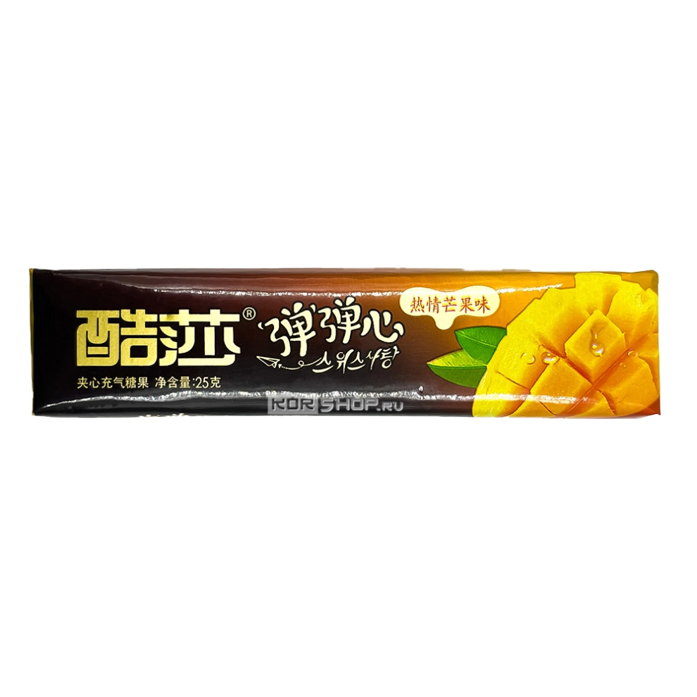 Жевательные конфеты со вкусом манго Kusha, Китай, 25 г Жевательные конфеты со вкусом манго Kusha, Китай, 25 г