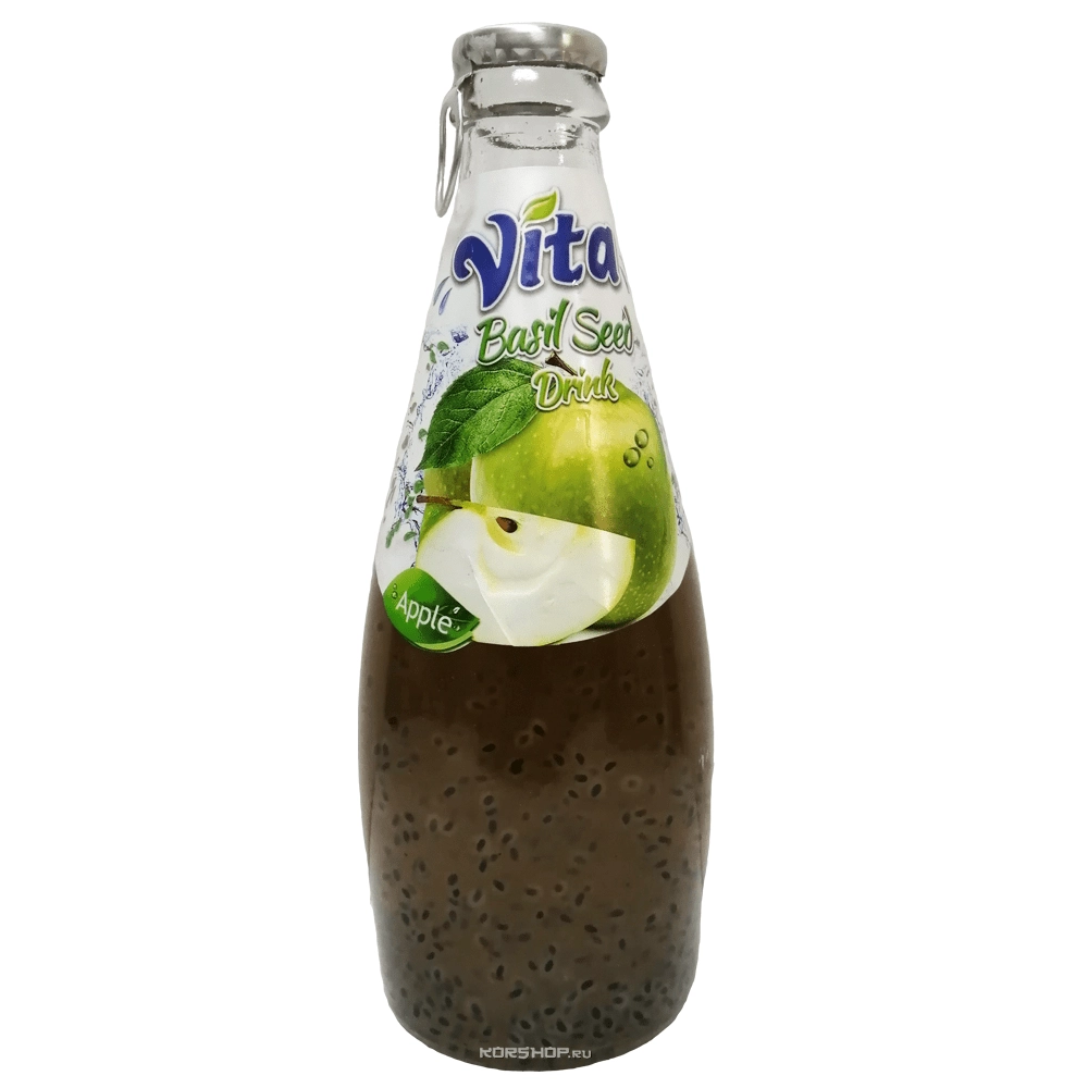 Напиток с семенами базилика со вкусом яблока Vita Zamzam, Иран, 300 мл Напиток с семенами базилика со вкусом яблока Vita Zamzam, Иран, 300 мл