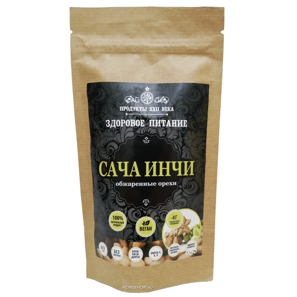 Сача инчи "арахис инков" (обжаренные семена), 100 г...
