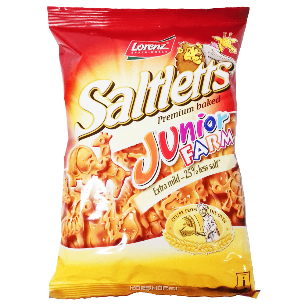 Сдобные снэки Saltletts Junior Farm Lorenz, Польша, 100 г