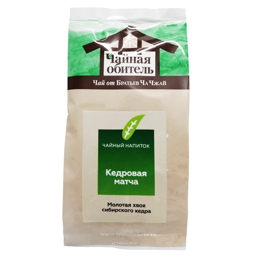 Кедровая матча (молотая хвоя сибирского кедра), 50 г