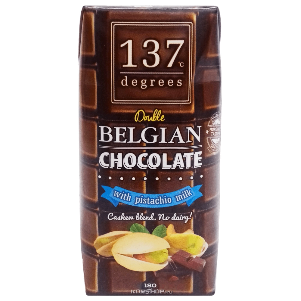 Фисташковое молоко с бельгийским шоколадом 137 Degrees, Таиланд, 180 мл Фисташковое молоко с бельгийским шоколадом 137 Degrees, Таиланд, 180 мл