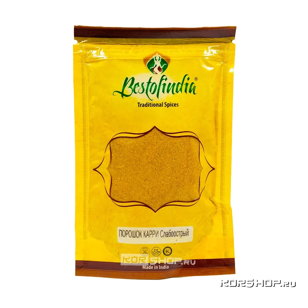 Приправа карри слабоострая Bestofindia, Индия, 100 г