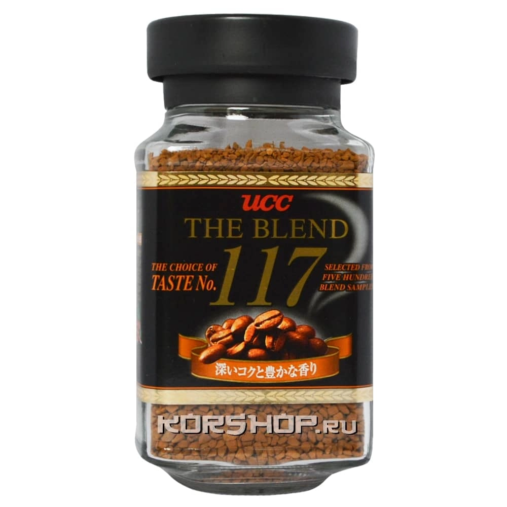 Кофе растворимый (крепкий) Коллекция №117 UCC (ст/б), Япония, 90 г Кофе растворимый (крепкий) Коллекция №117 UCC (ст/б), Япония, 90 г