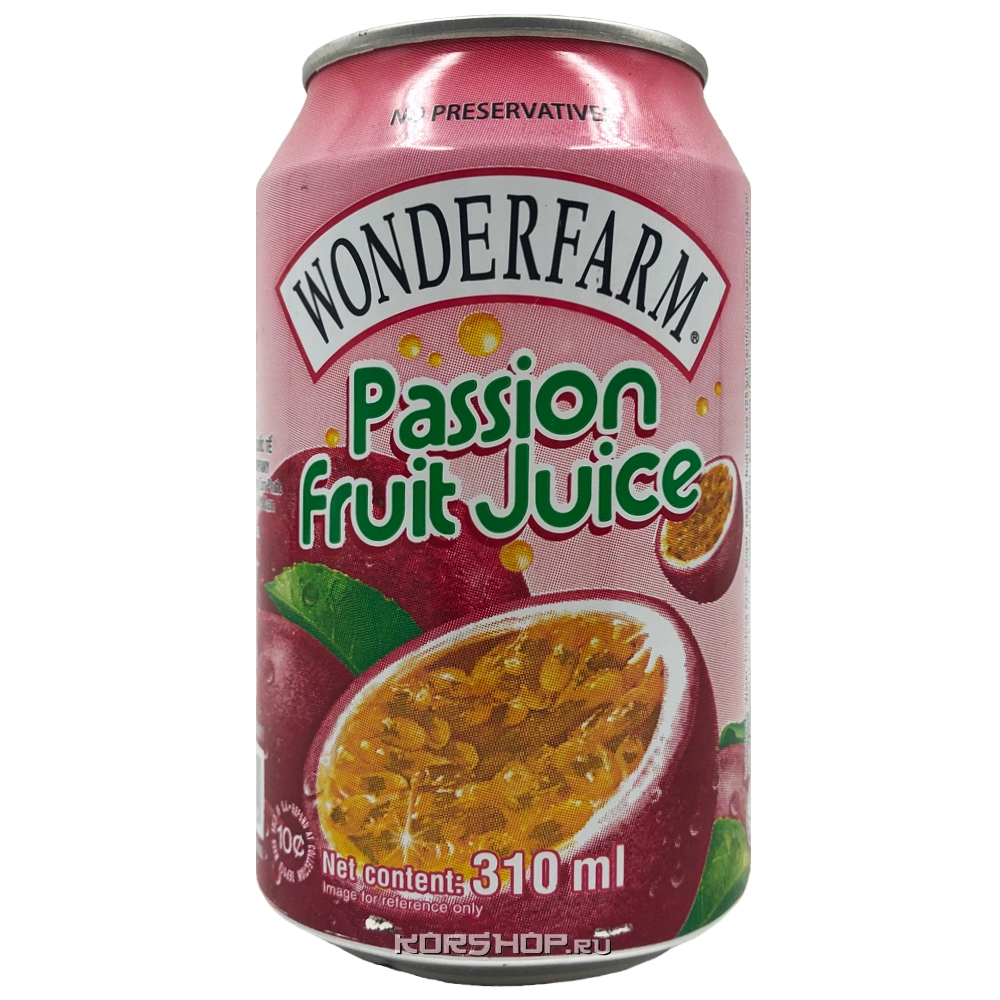 Негазированный напиток Маракуйя Wonderfarm, Вьетнам, 310 мл Негазированный напиток Маракуйя Wonderfarm, Вьетнам, 310 мл