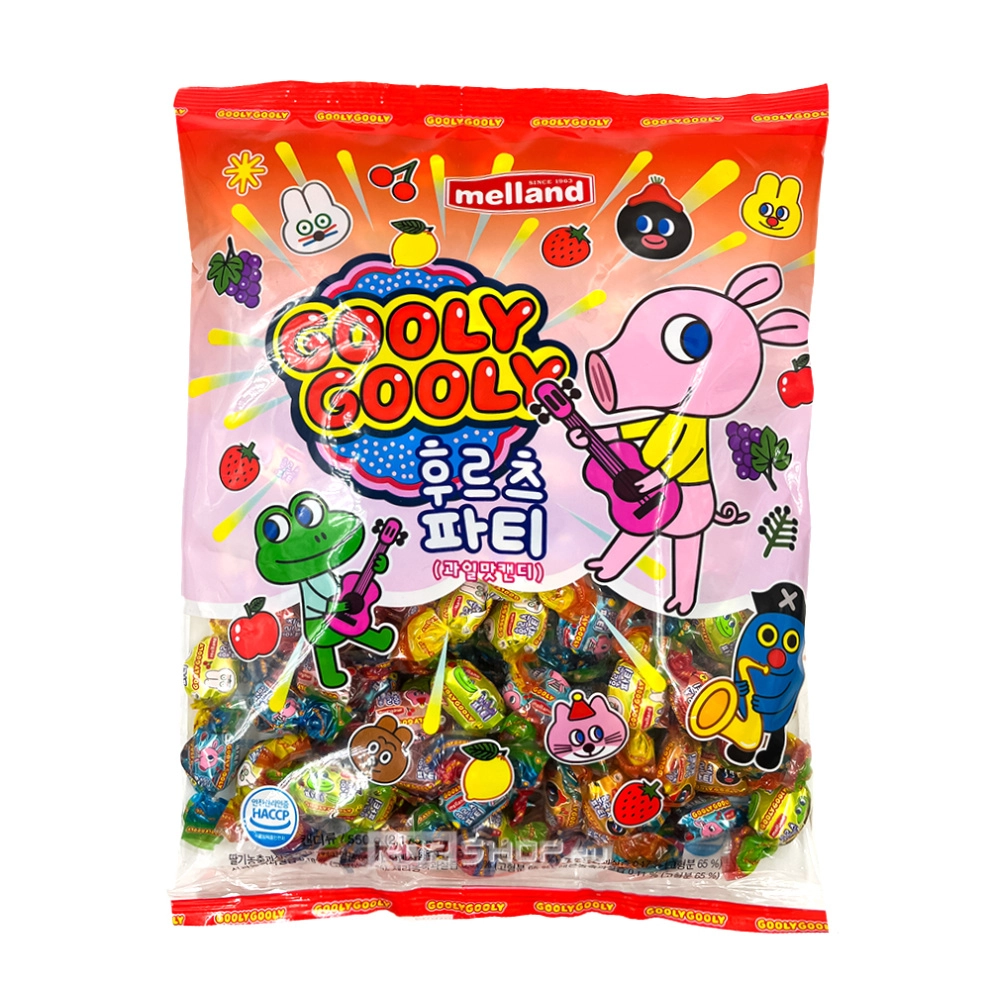 Карамель «Фруктовое ассорти» Gooly Gooly Melland, Корея, 550 г Карамель «Фруктовое ассорти» Gooly Gooly Melland, Корея, 550 г