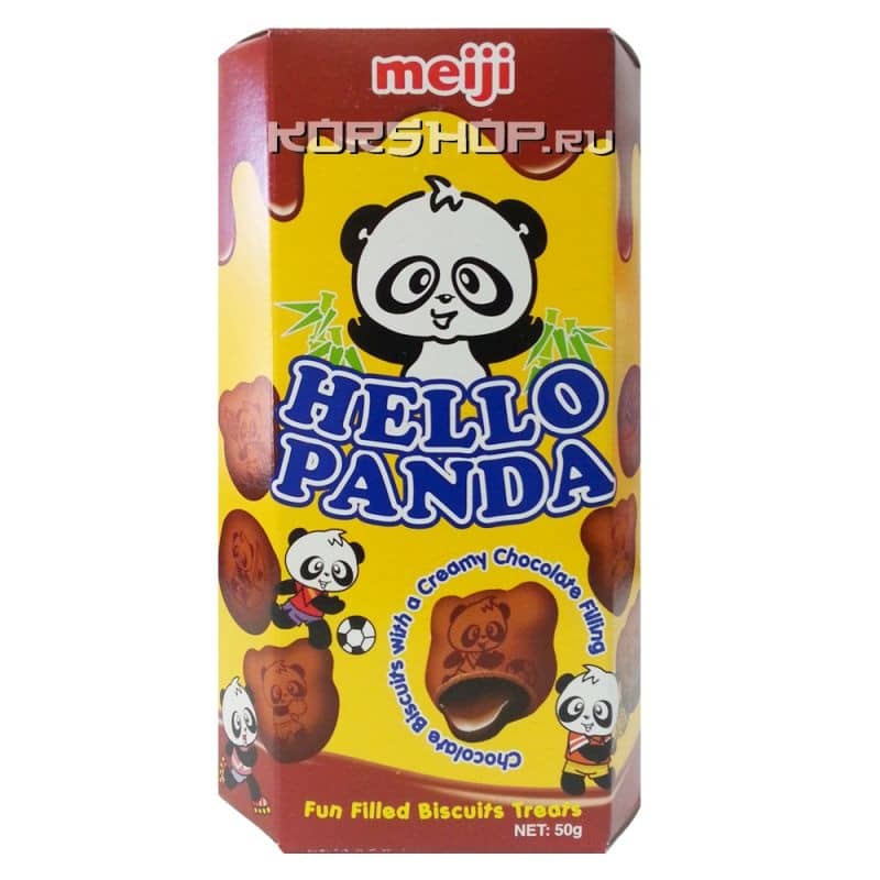 Печенье Hello Panda с шоколадной начинкой, Сингапур, 50 г