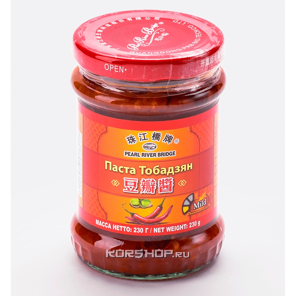 Паста Тобадзян (Chili Bean) Pearl River Bridge, Китай, 230 г