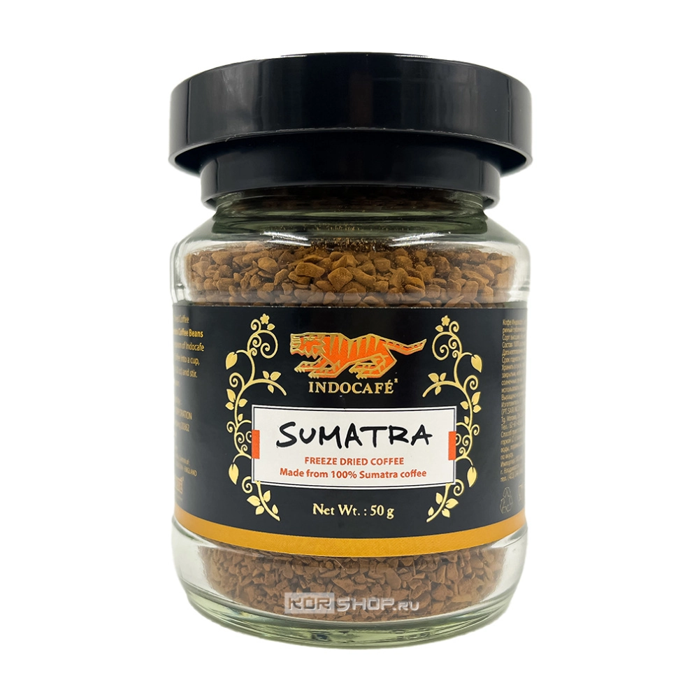 Кофе растворимый сублимированный Суматра Индокафе Sumatra Indocafe, Индонезия, 50 г Кофе растворимый сублимированный Суматра Индокафе Sumatra Indocafe, Индонезия, 50 г