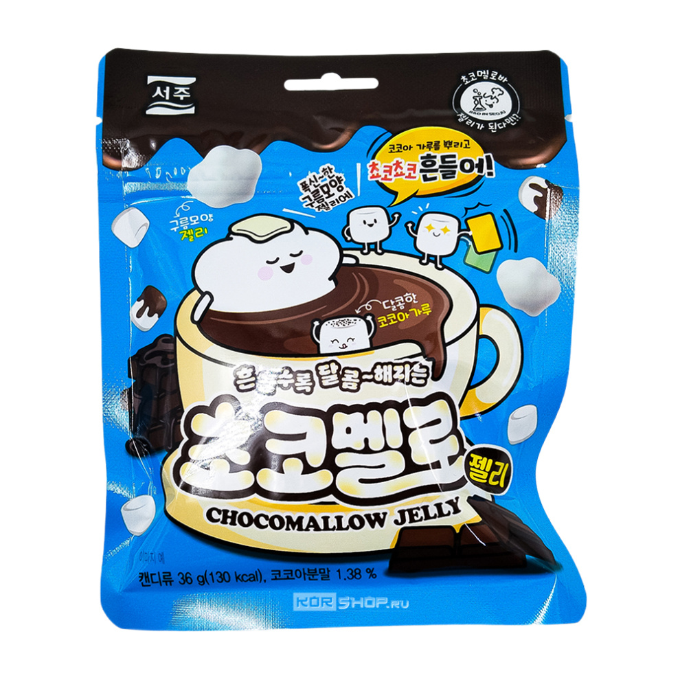 Мармелад со вкусом зефира в шоколаде Chocomallow Seoju, Корея, 36 г