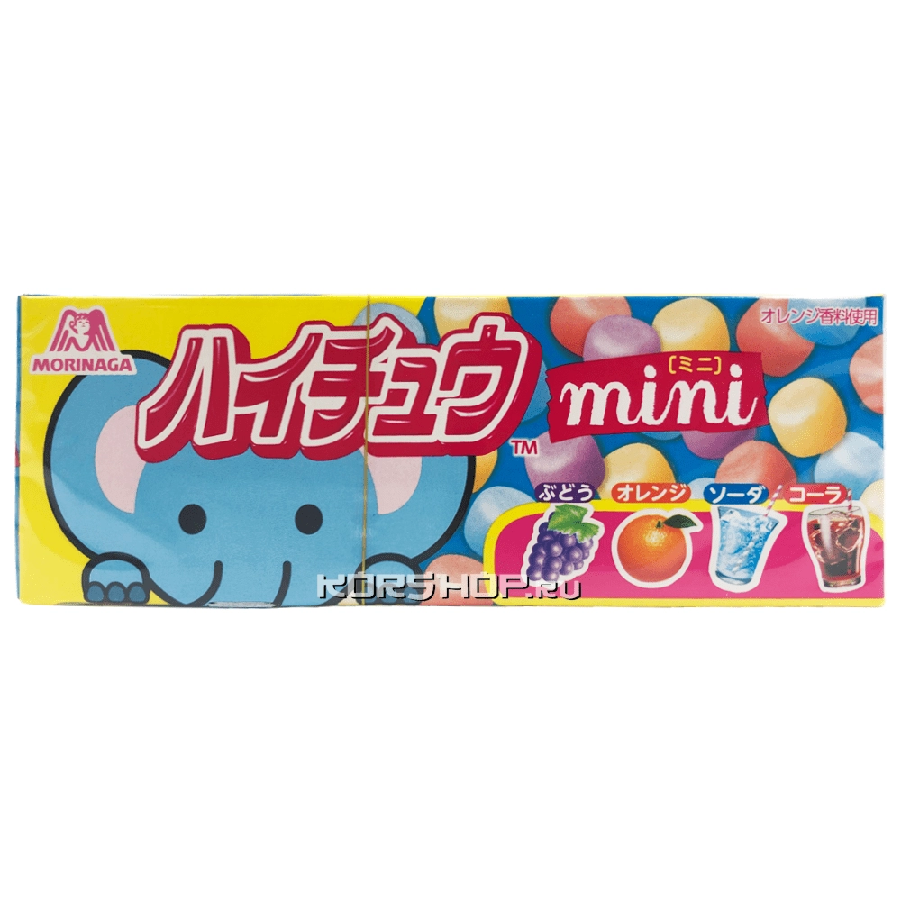 Жевательные конфеты Hi-Chew Mini (4 вкуса) Morinaga, Япония, 40 г