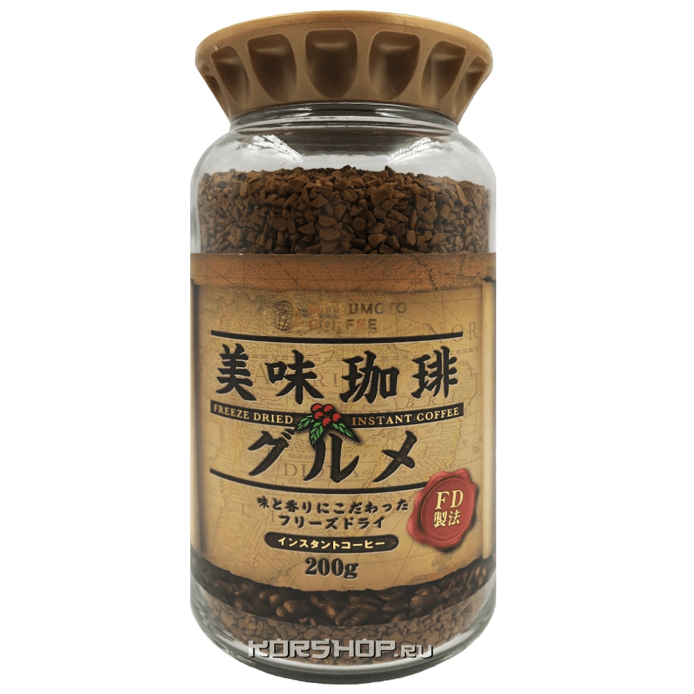 Растворимый кофе «Новый Бими Гурмэ» Mitsumoto Coffee MMC, Япония, 200 г Растворимый кофе «Новый Бими Гурмэ» Mitsumoto Coffee MMC, Япония, 200 г