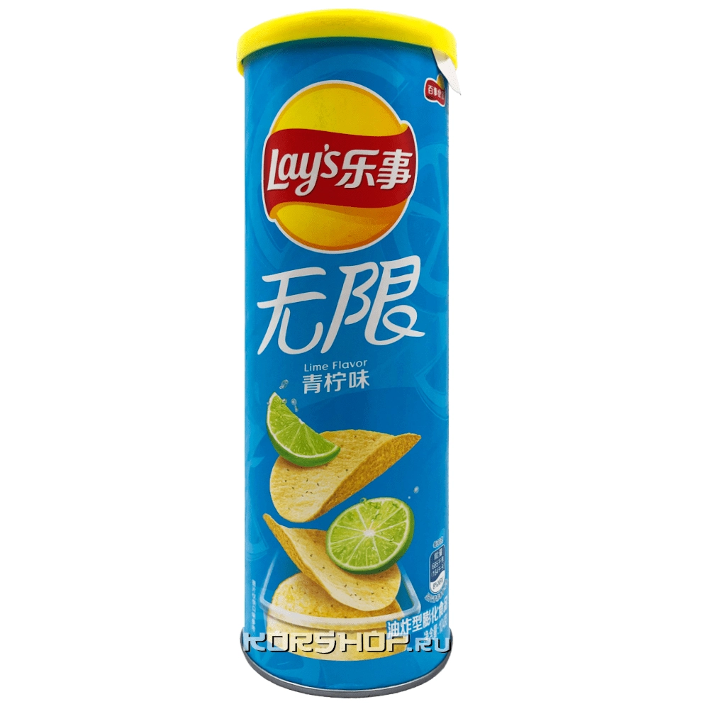 Чипсы с лимоном Lay's, Китай, 104 г Чипсы с лимоном Lay's, Китай, 104 г
