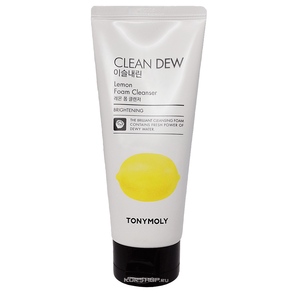 Очищающая пенка для лица с экстрактом лимона Clean Dew Tony Moly, Корея, 180 мл