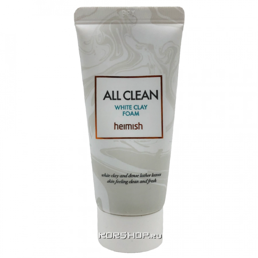 Пенка для умывания с белой глиной All Clean Heimish, Корея, 30 мл
