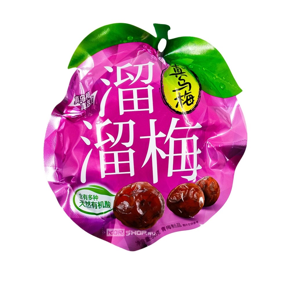 Вяленая черная слива LiuLiuMei, Китай, 60 г