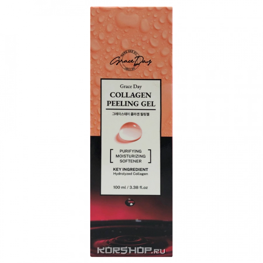 Пилинг гель для лица с коллагеном Grace Day, Корея, 100 мл Пилинг гель для лица с коллагеном Grace Day, Корея, 100 мл