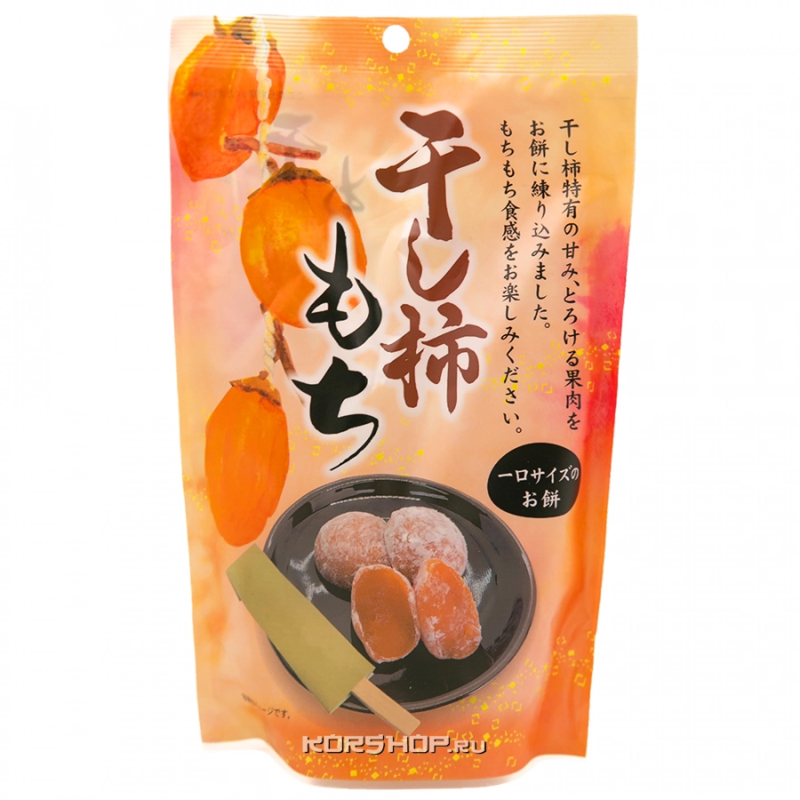 Пирожные моти с кремом со вкусом хурмы Seiki, Япония, 130 г Пирожные моти с кремом со вкусом хурмы Seiki, Япония, 130 г