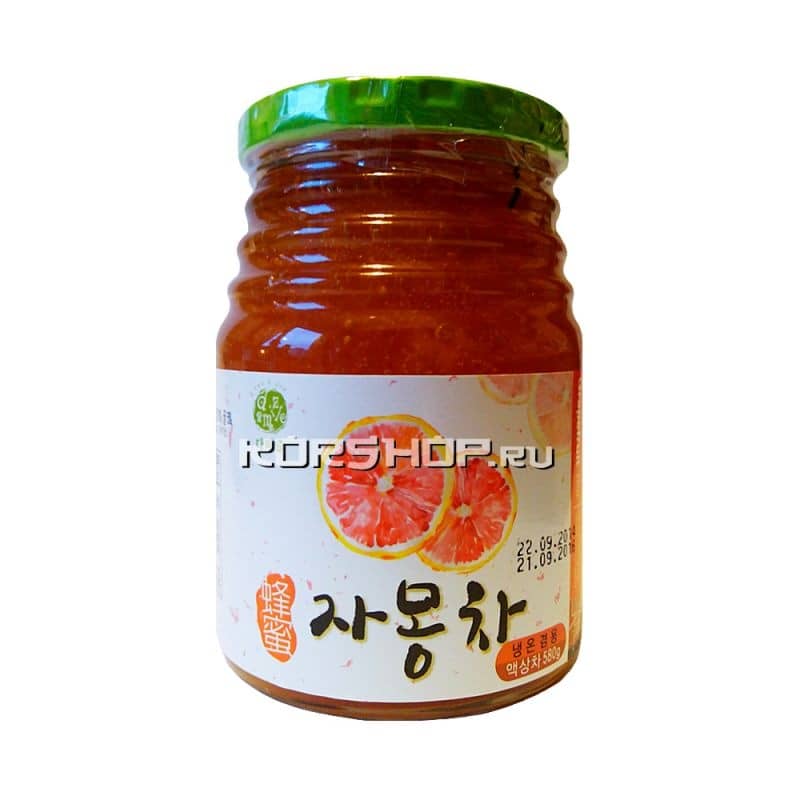 Джем с мёдом и грейпфрутом Honey Grapefruit Tea, Корея 580 г,