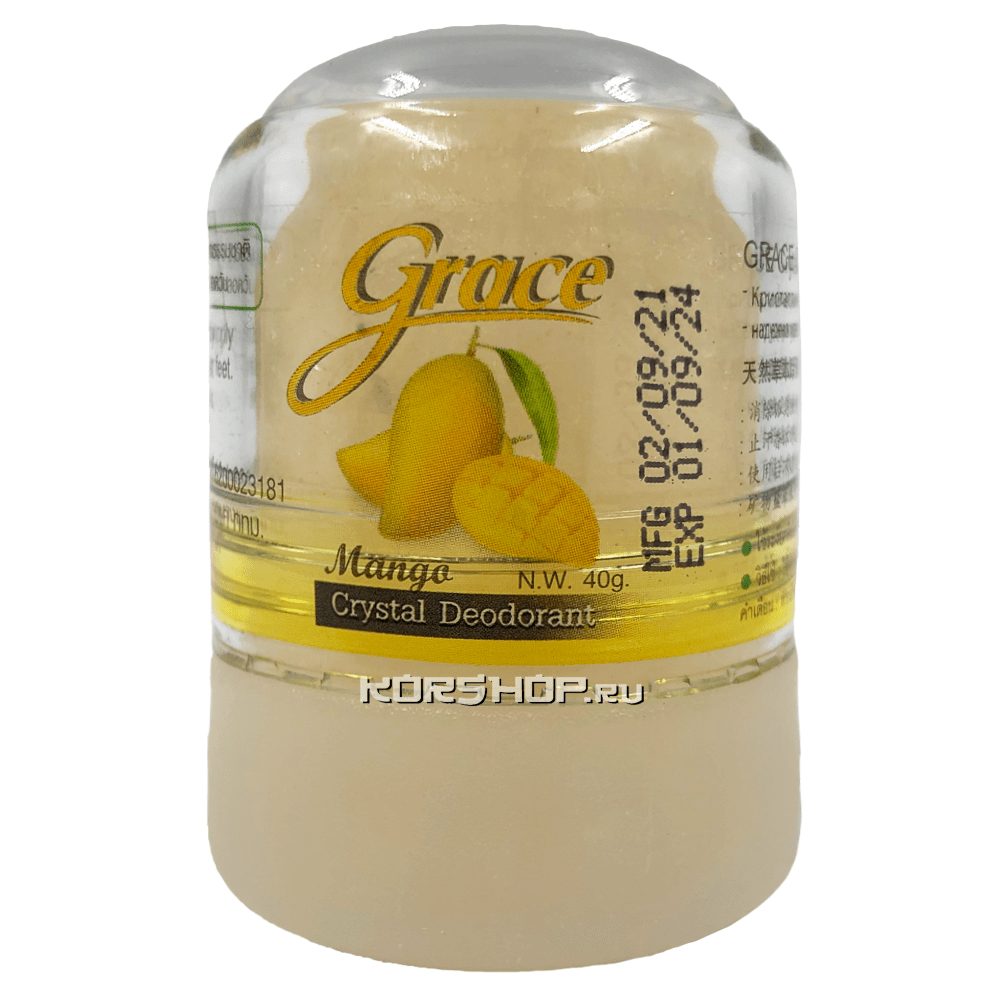 Дезодорант-кристалл с манго Grace, Таиланд, 50 г