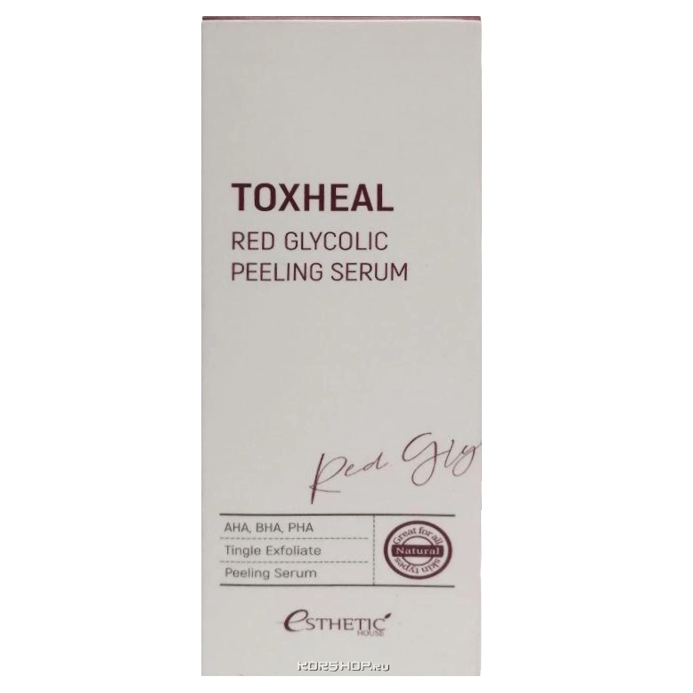 Пилинг сыворотка Toxheal Red Glycolic Esthetic House, Корея, 100 мл Пилинг сыворотка Toxheal Red Glycolic Esthetic House, Корея, 100 мл