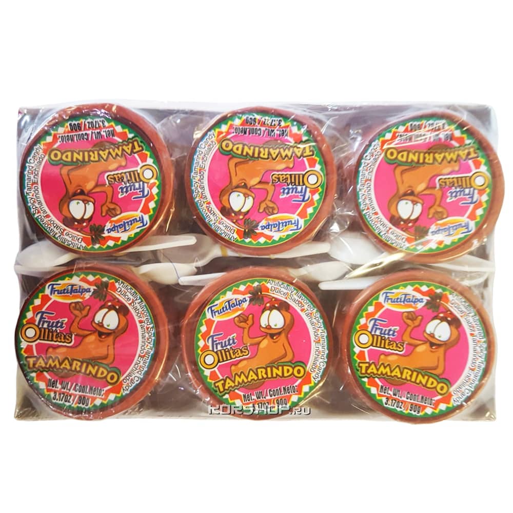 Фруктовая паста со вкусом тамаринда и чили Fruti Ollitas, Мексика, 540 г