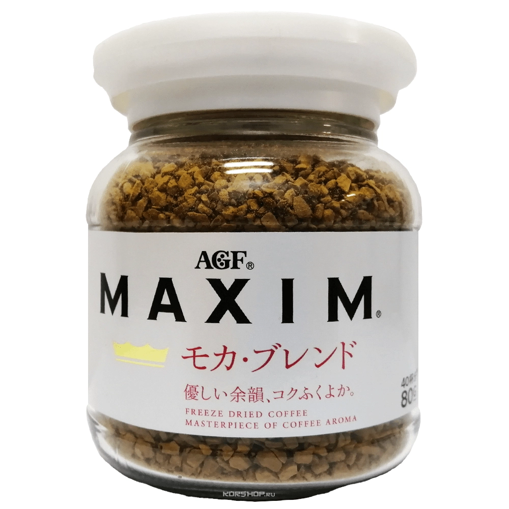 Натуральный растворимый кофе Мока Maxim AGF, Япония, 80 г (ст.б) Натуральный растворимый кофе Мока Maxim AGF, Япония, 80 г (ст.б)