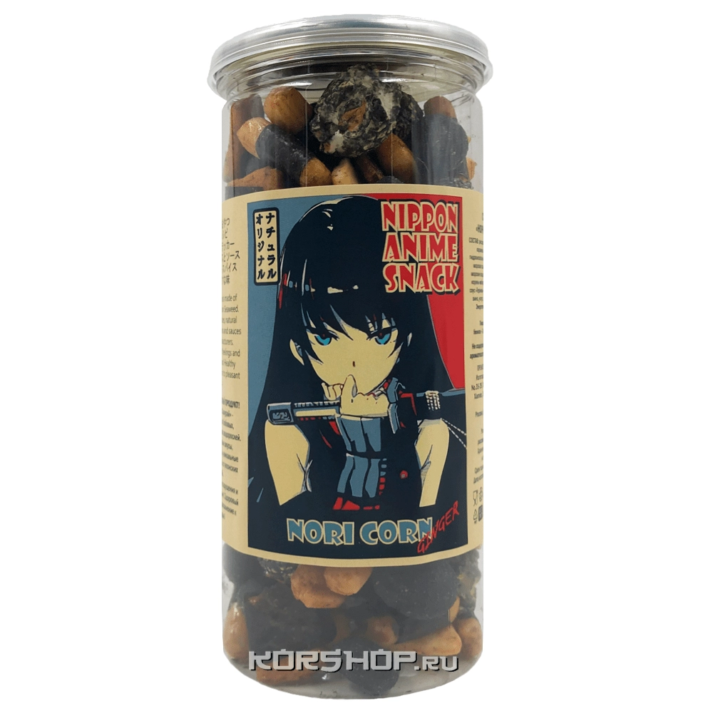 Японские снэки с имбирем Нори Корн Nippon Snack, 100 г Японские снэки с имбирем Нори Корн Nippon Snack, 100 г