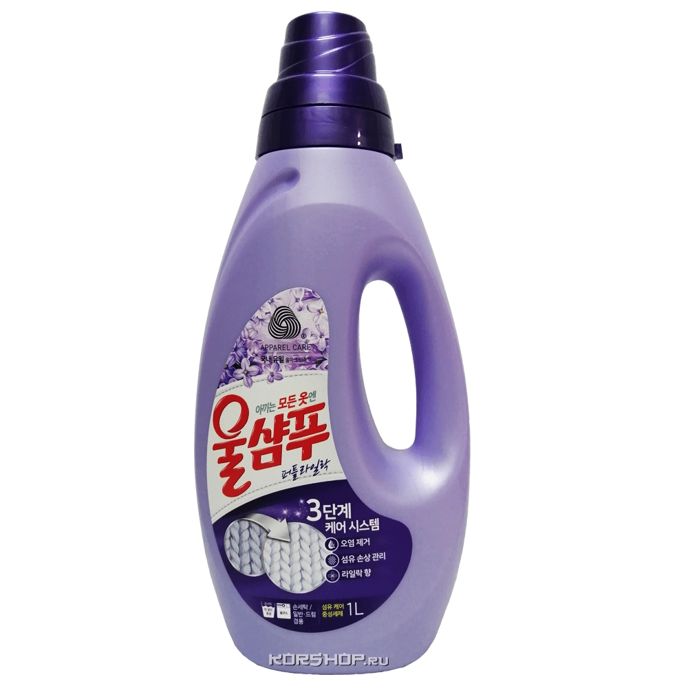 Жидкое средство для стирки Вул Шампу Fresh Original, Корея, 1 л Жидкое средство для стирки Вул Шампу Fresh Original, Корея, 1 л