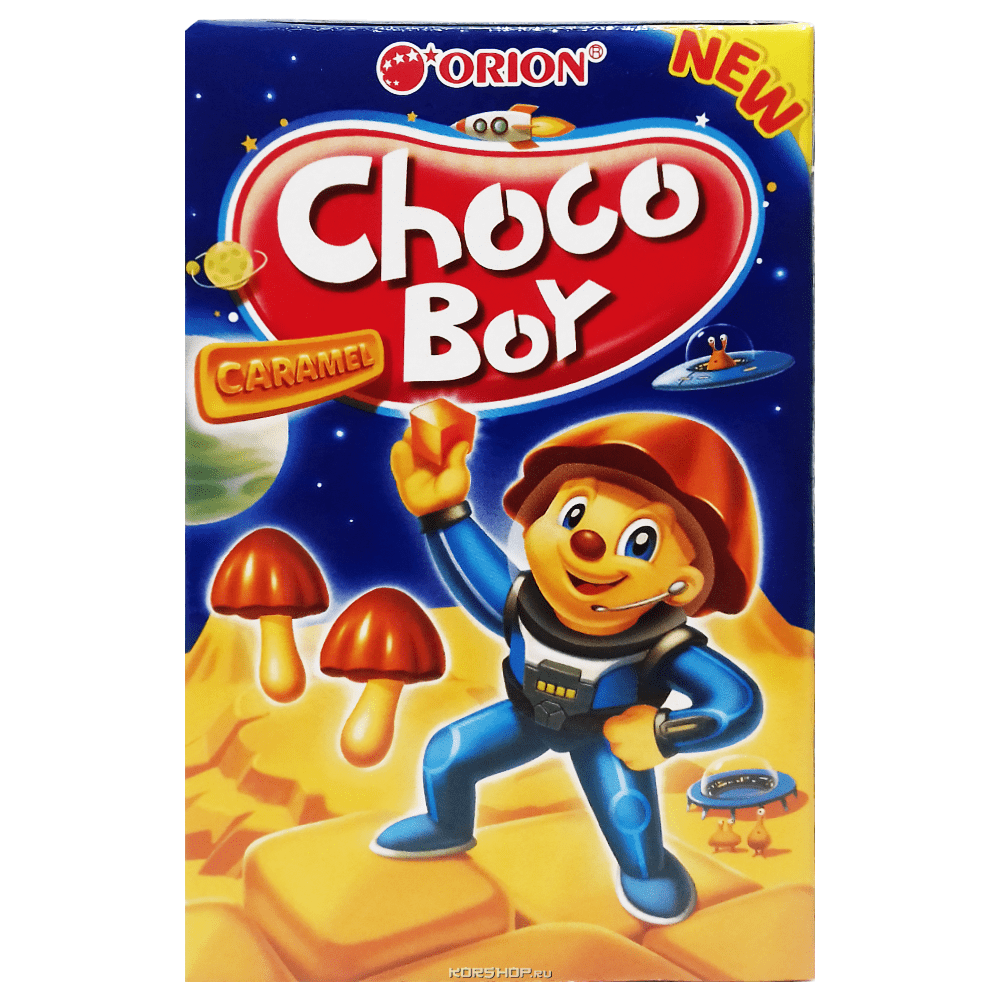 Печенье с карамелью Choco Boy Orion, 45 г