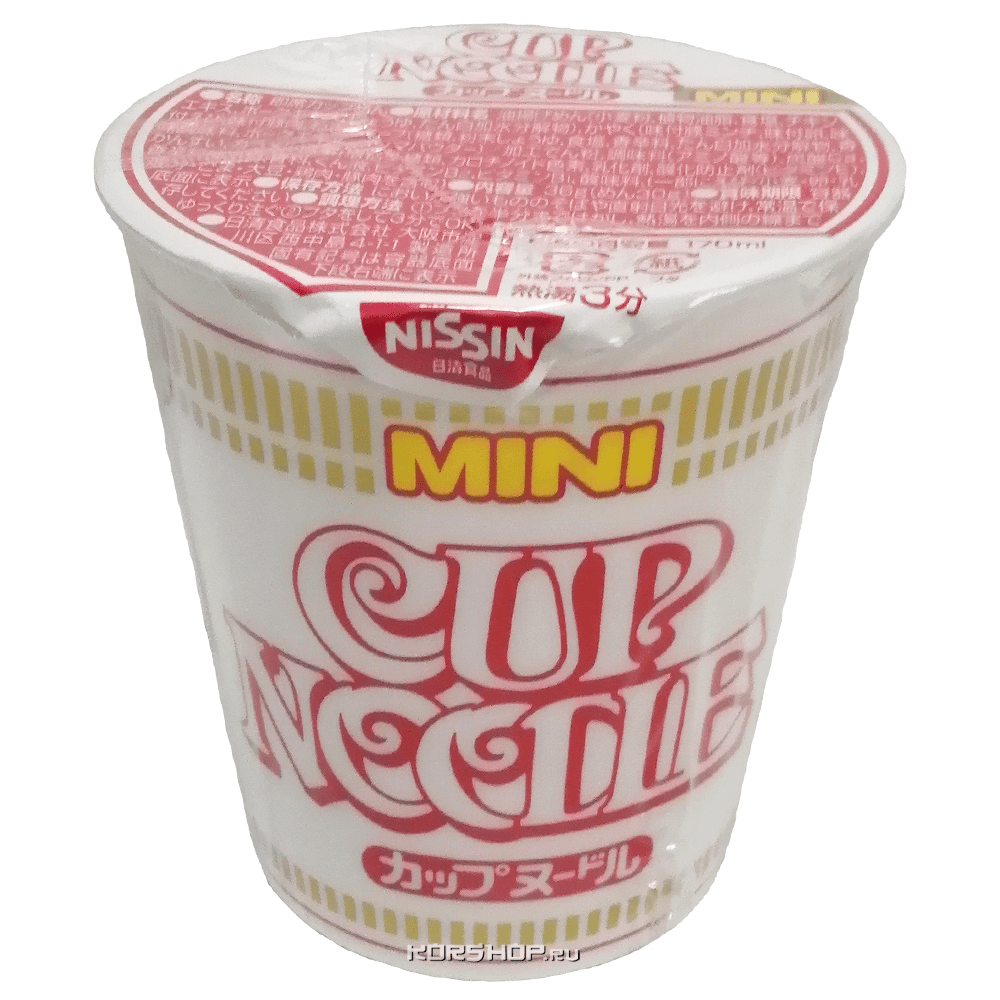 Лапша б/п со вкусом креветки Nissin, Япония, 36 г