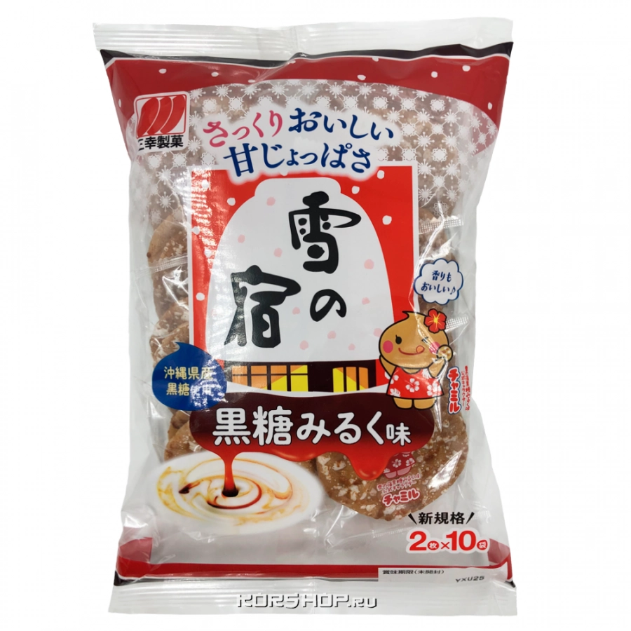 Рисовые крекеры на тростниковом сахаре со вкусом сливок Sanko Seika, Япония, 110 г. Рисовые крекеры на тростниковом сахаре со вкусом сливок Sanko Seika, Япония, 110 г.