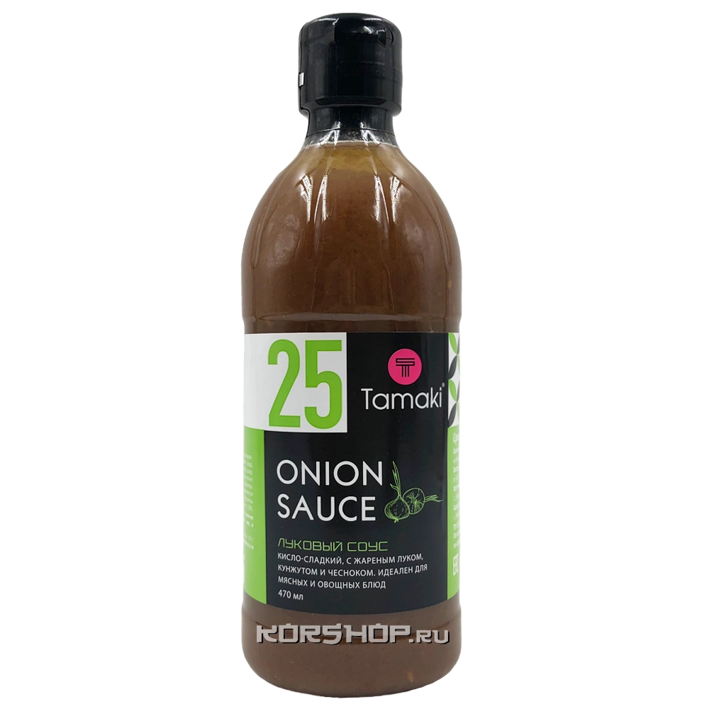Луковый соус на основе растительных масел Tamaki, 470 мл Луковый соус на основе растительных масел Tamaki, 470 мл
