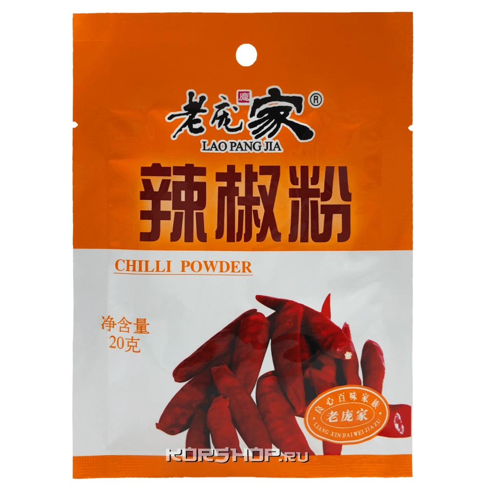 Порошок чили Lao Pang Jia, Китай, 20 г Порошок чили Lao Pang Jia, Китай, 20 г