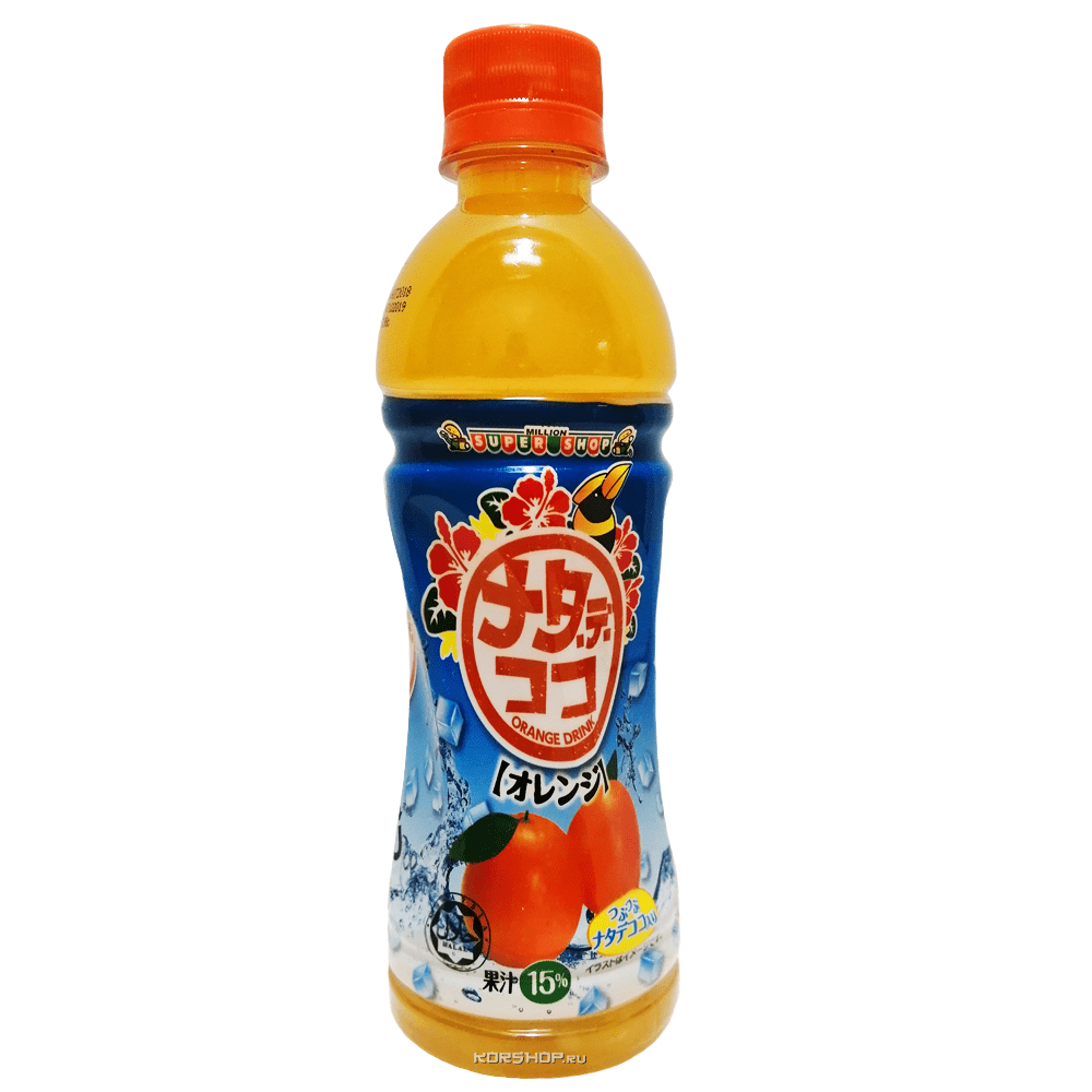 Напиток со вкусом апельсина с кусочками кокосового желе Nata de Coco Drink, 350 мл