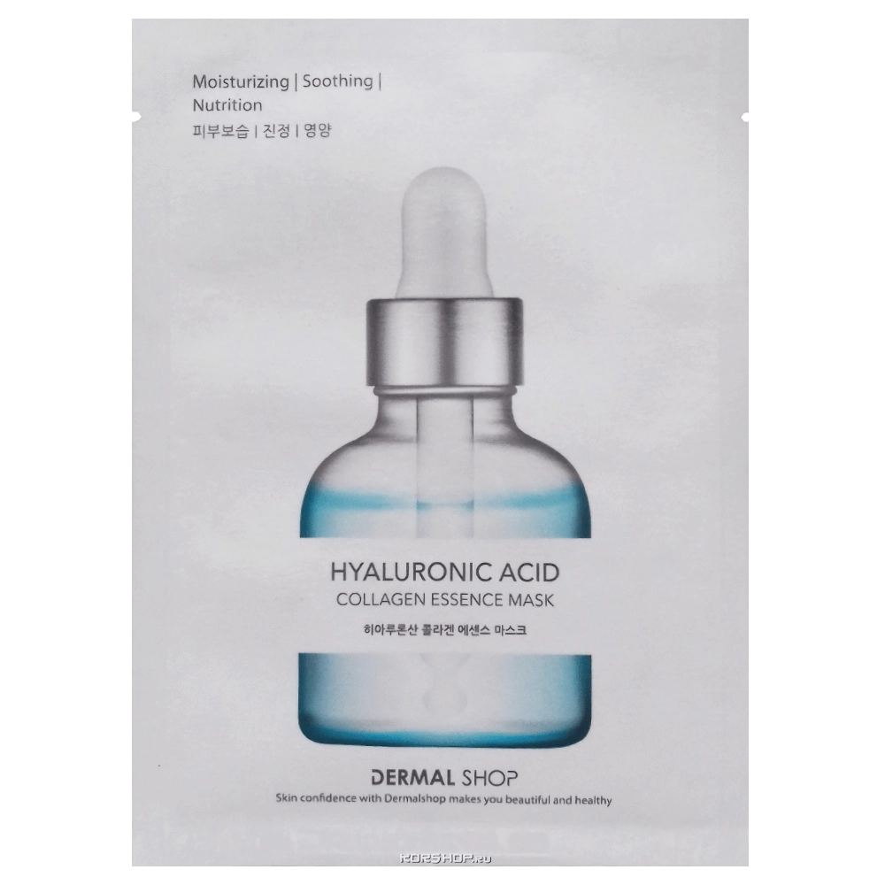 Инновационная коллагеновая маска для лица с гиалуроновой кислотой Dermal, Корея, 25 г