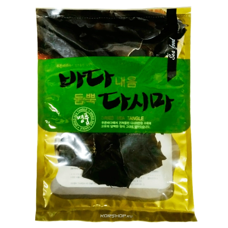 Сушеные резаные водоросли Комбу, Корея, 40 г